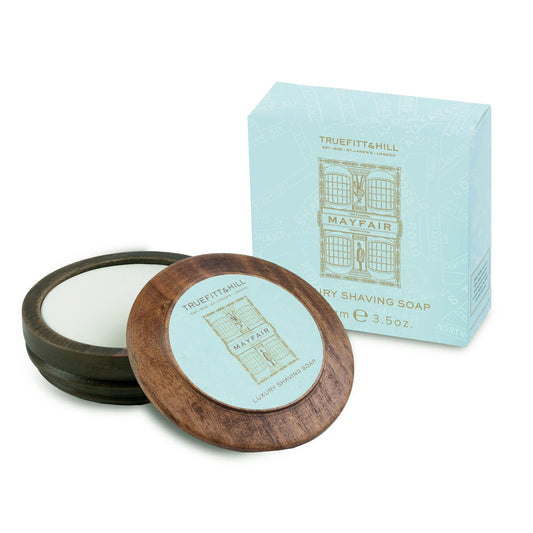 Mayfair Luxury Shaving Soap In Wooden Bowl