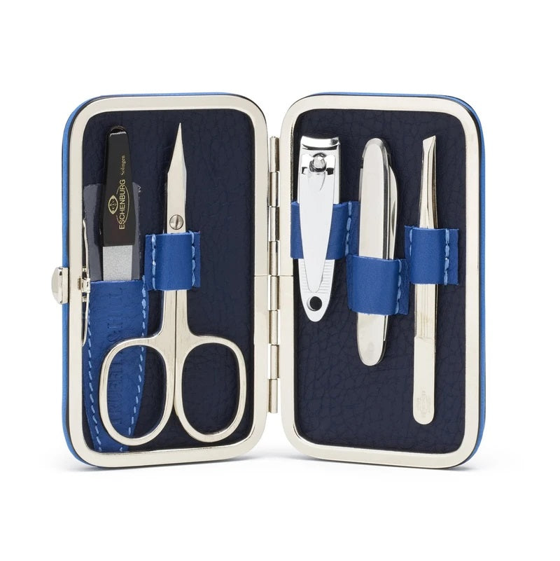 Soft Leather Manicure Set - 5 Piece