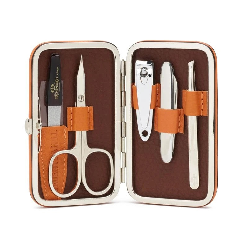 Soft Leather Manicure Set - 5 Piece